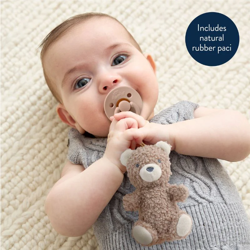 Bitzy Pal Natural Rubber Pacifier & Lovey - Image 15
