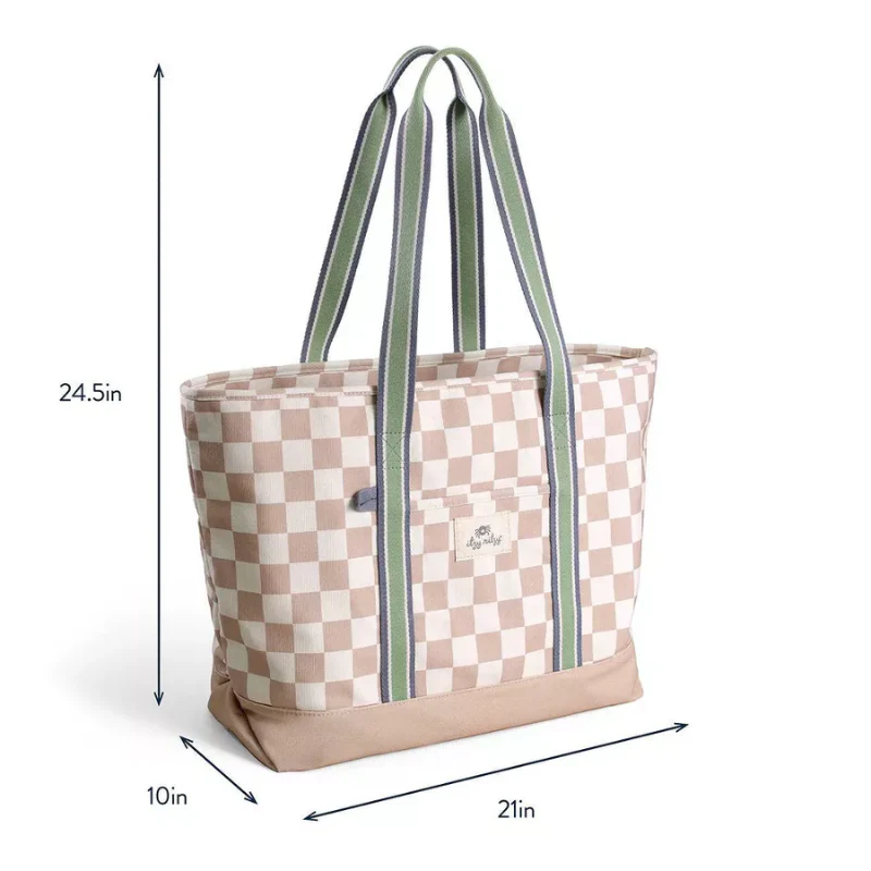 Itzy Explorer Canvas Mom Tote - Image 6