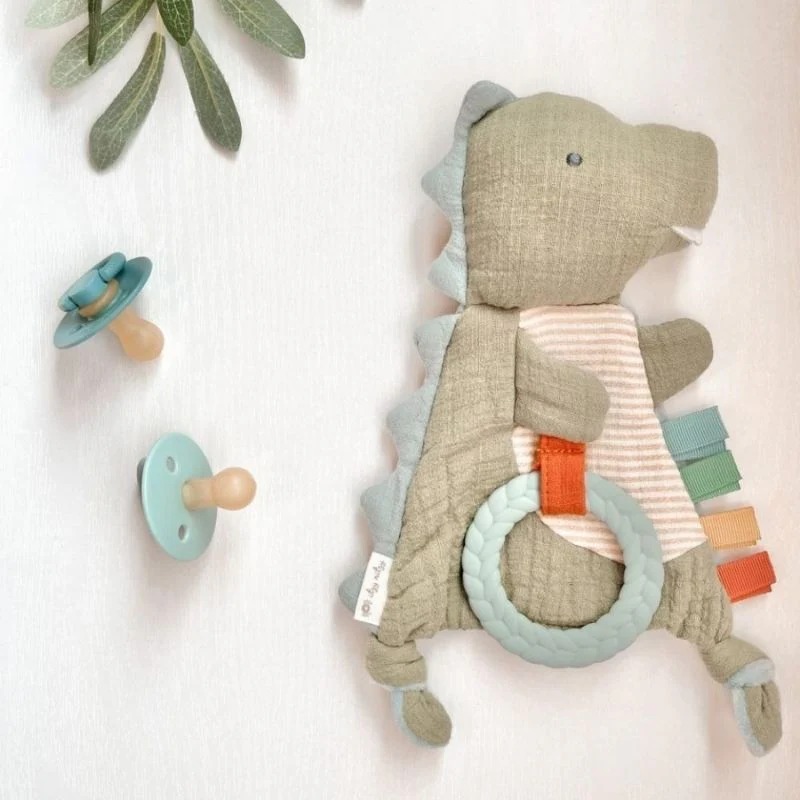 Bitzy Crinkle Sensory Crinkle Toy with Teether - Image 11