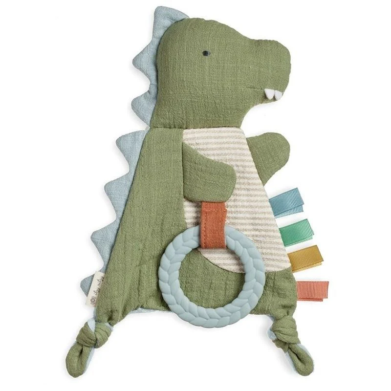 Bitzy Crinkle Sensory Crinkle Toy with Teether - Image 5