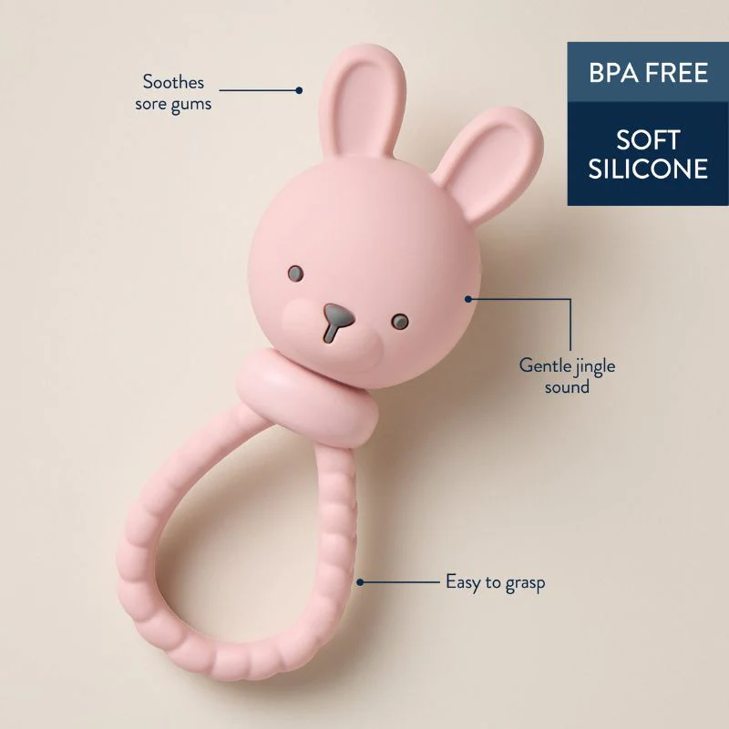 Sweetie Rattle Silicone Teether - Image 9