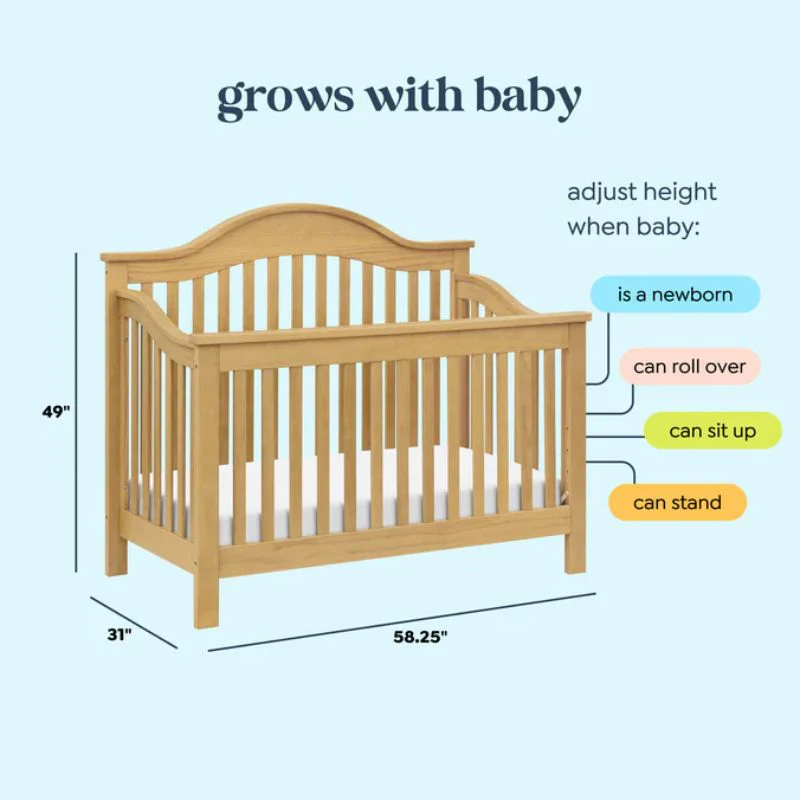 Jayden 4-in-1 Convertible Crib - Image 4