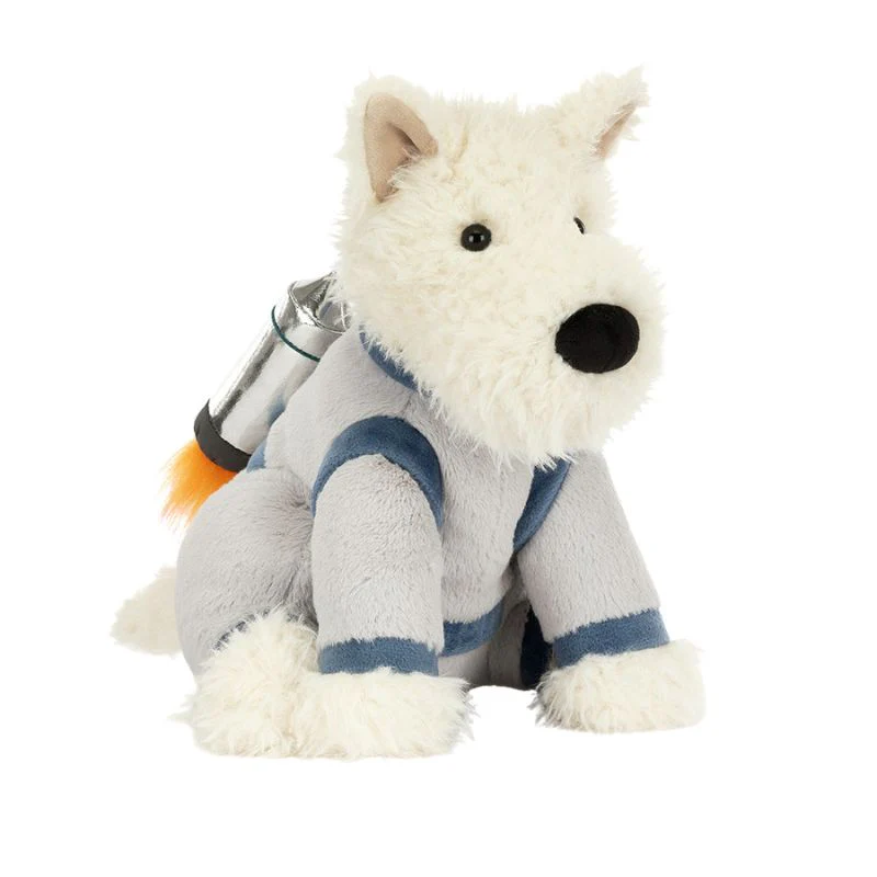 Munro Scottie Dog Space Outfit Plush Toy