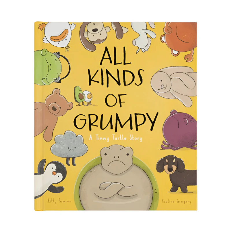 Timmy Turtle Plush & All Kinds of Grumpy Book Bundle - Image 4
