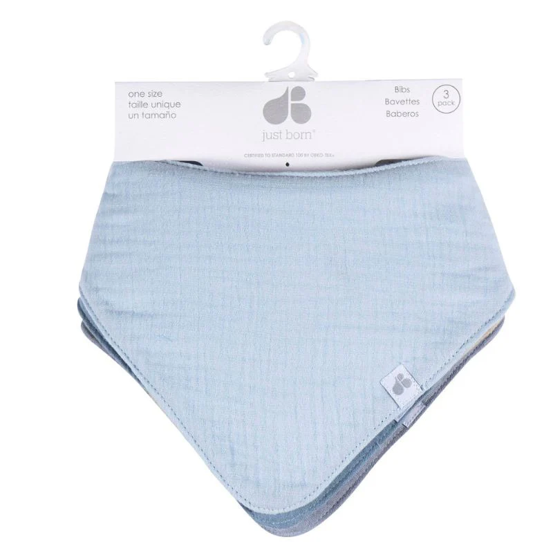 Muslin Bandana Bibs - 4 Pack - Image 2
