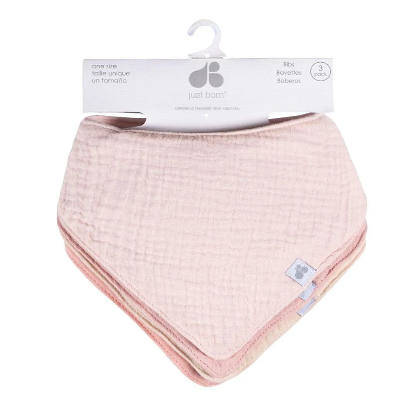 Muslin Bandana Bibs - 4 Pack - Image 3