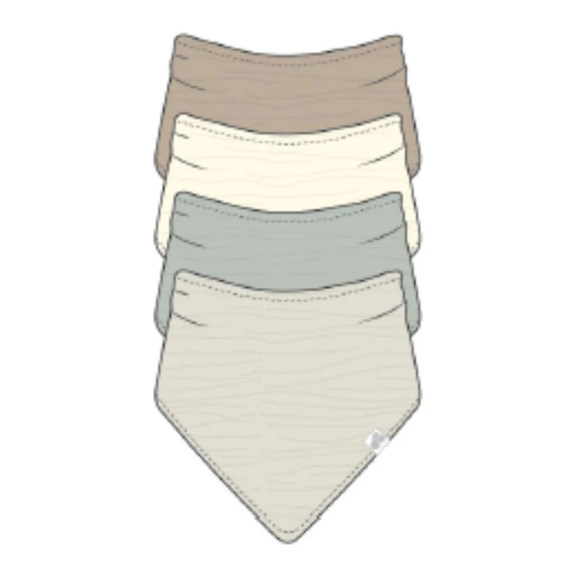Muslin Bandana Bibs - 4 Pack - Image 7