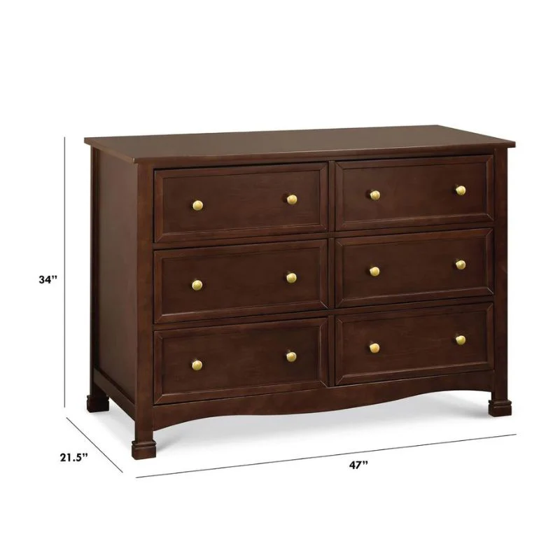 Kalani 6 Drawer Double Wide Dresser - Image 11
