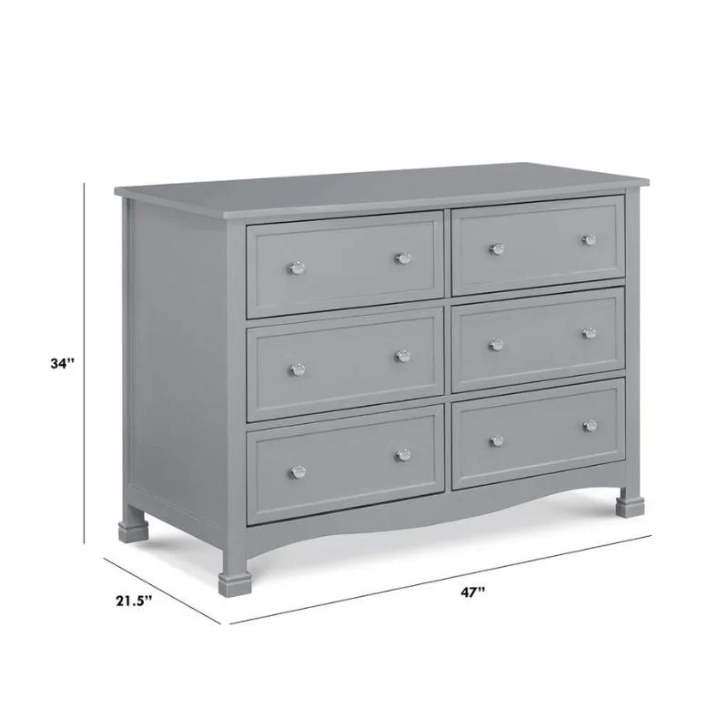 Kalani 6 Drawer Double Wide Dresser - Image 3
