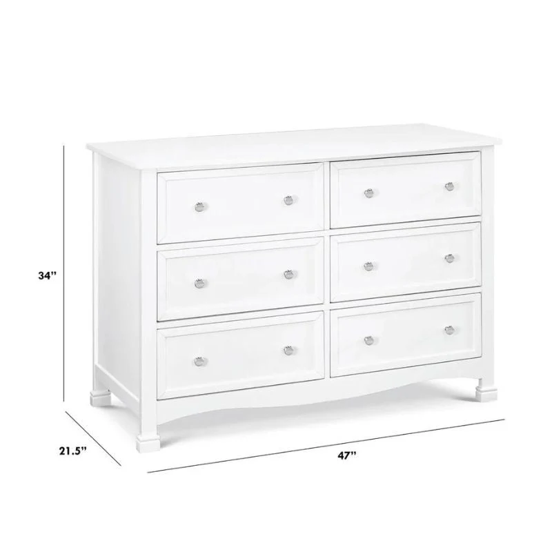 Kalani 6 Drawer Double Wide Dresser - Image 7