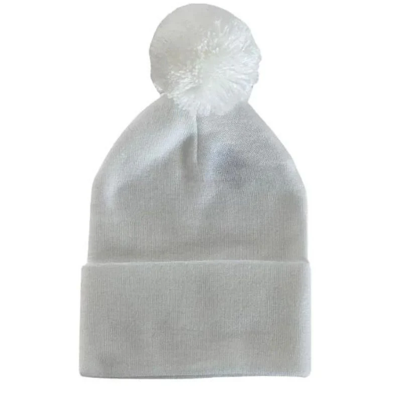 Newborn Knitted PomPom Hat - Image 8