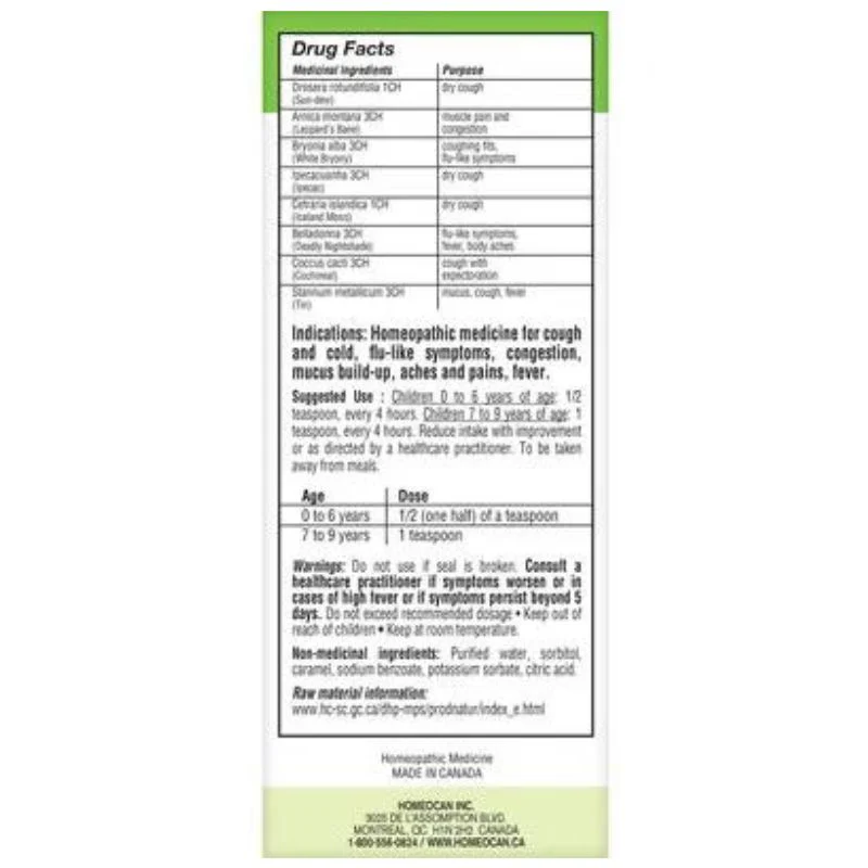 Kids 0-9 Day Time Cough and Cold Syrup - Image 3