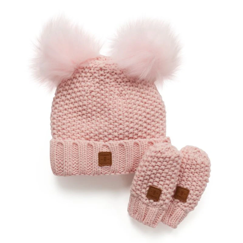Adorable Knit Toque and Mittens Set - Infants - Image 11