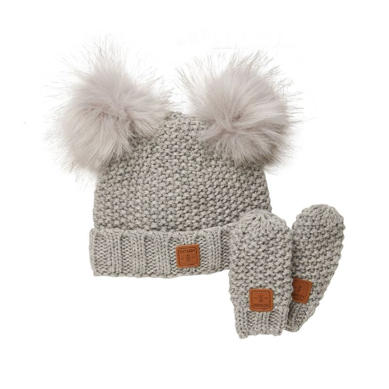 Adorable Knit Toque and Mittens Set - Infants - Image 4