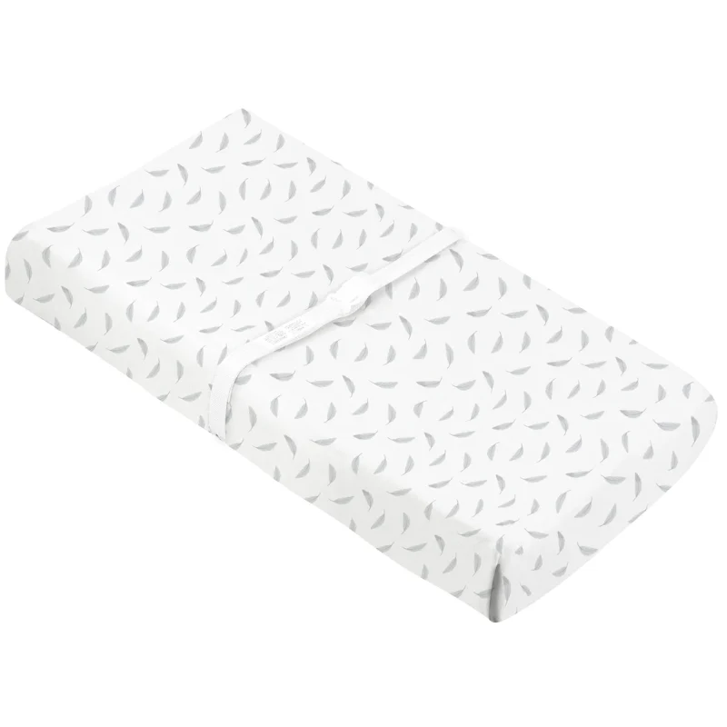 Flannel Change Pad Cover with Slits - Image 3