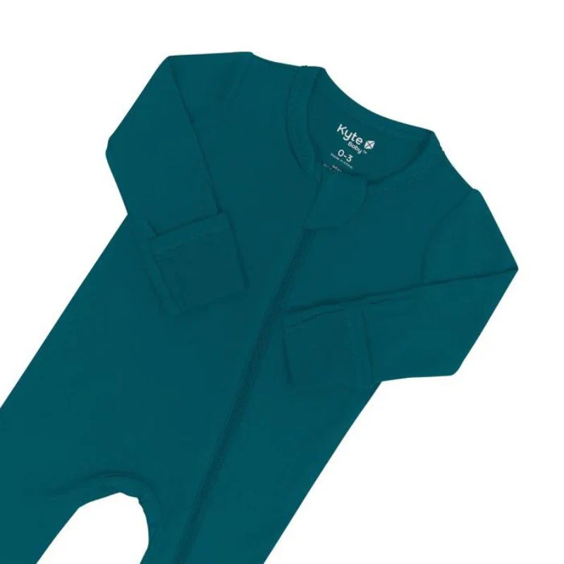 Ribbed Bamboo Zipper Footie - Image 18