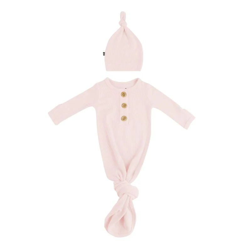 Ribbed Knotted Gown & Hat - Image 12