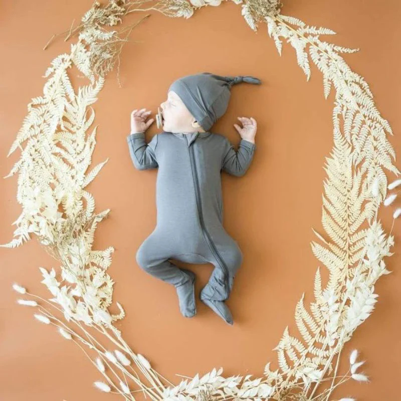 Bamboo Zippered Footie - Image 108