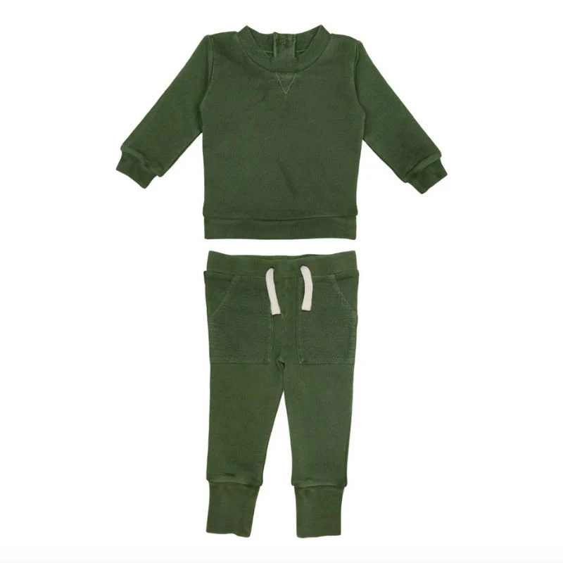 French Terry Sweatshirt & Jogger Set - Image 4