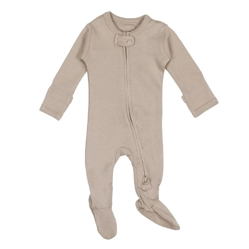 Organic 2-Way Zipper Baby Footie - Image 10