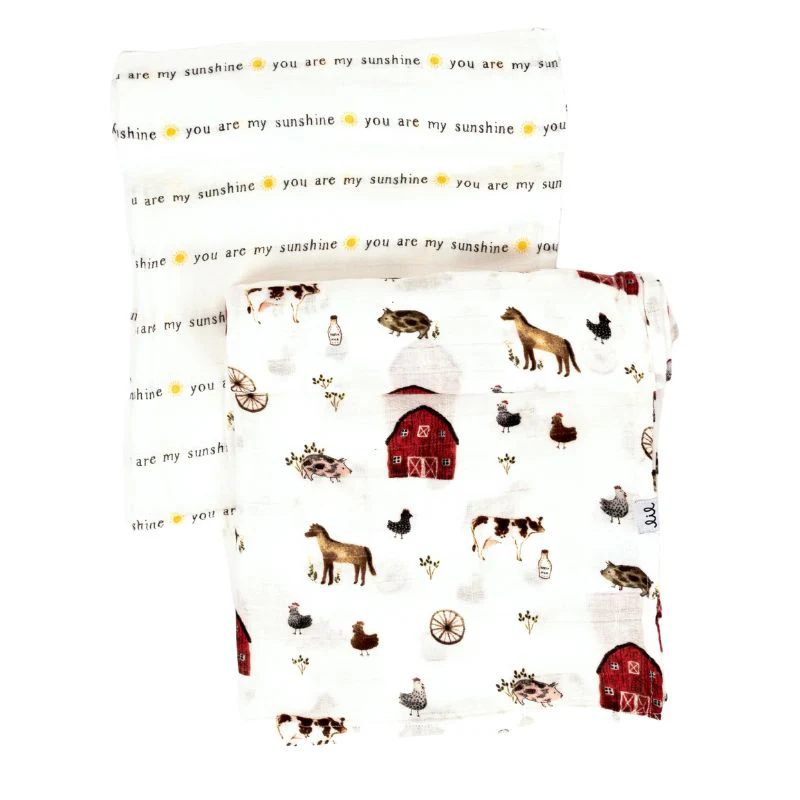 Muslin Swaddle Set - 2 Pack - Image 22