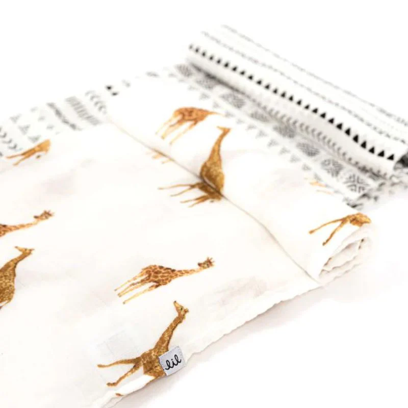 Muslin Swaddle Set - 2 Pack - Image 43