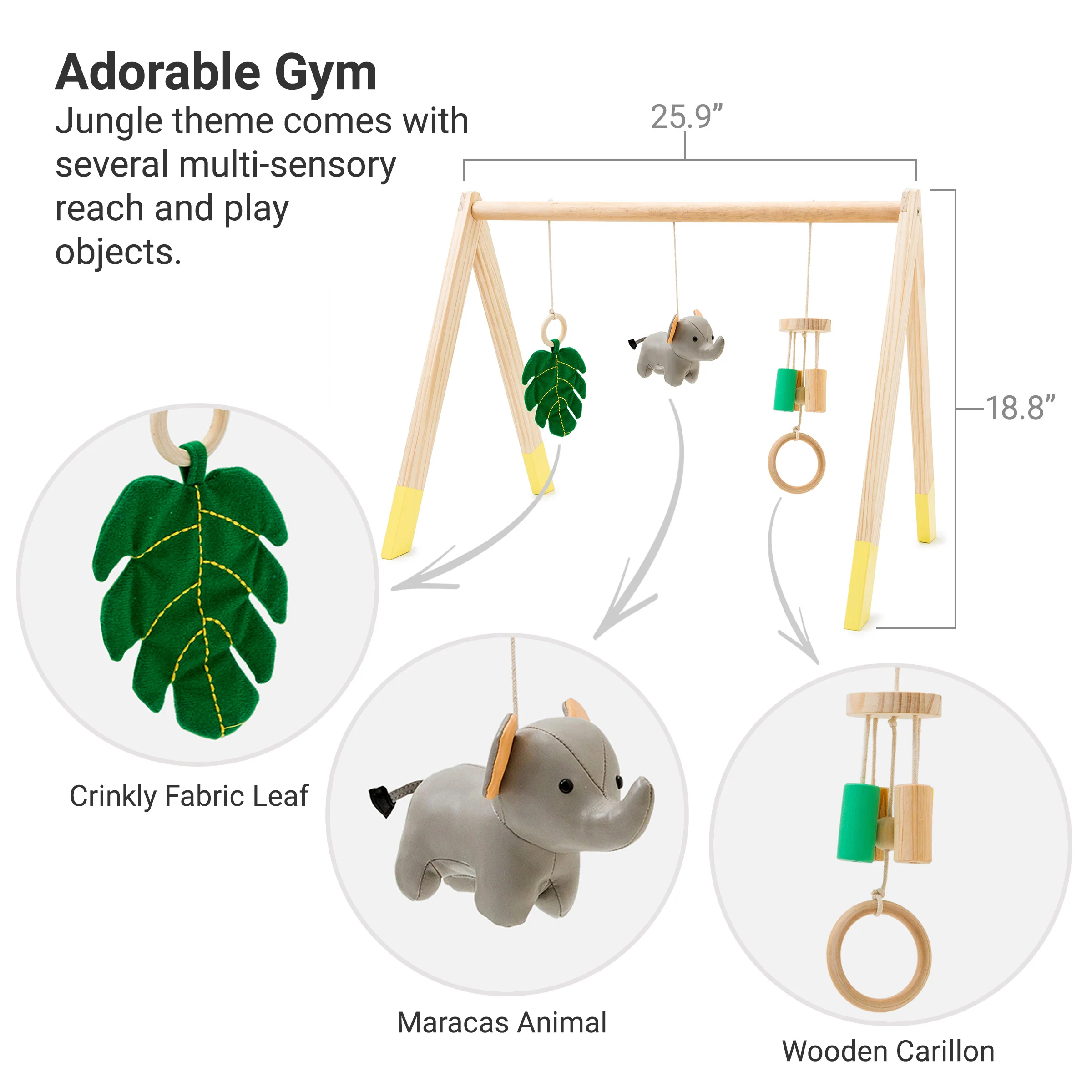 Wooden Activity Arch - Image 12