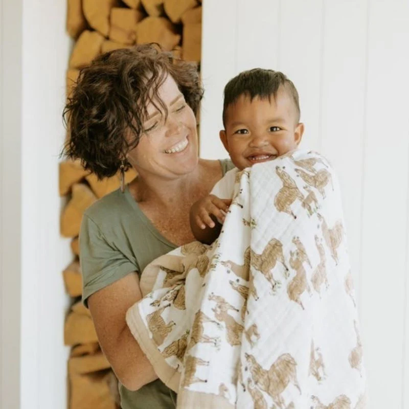 Cotton Muslin Baby Quilt - Image 52
