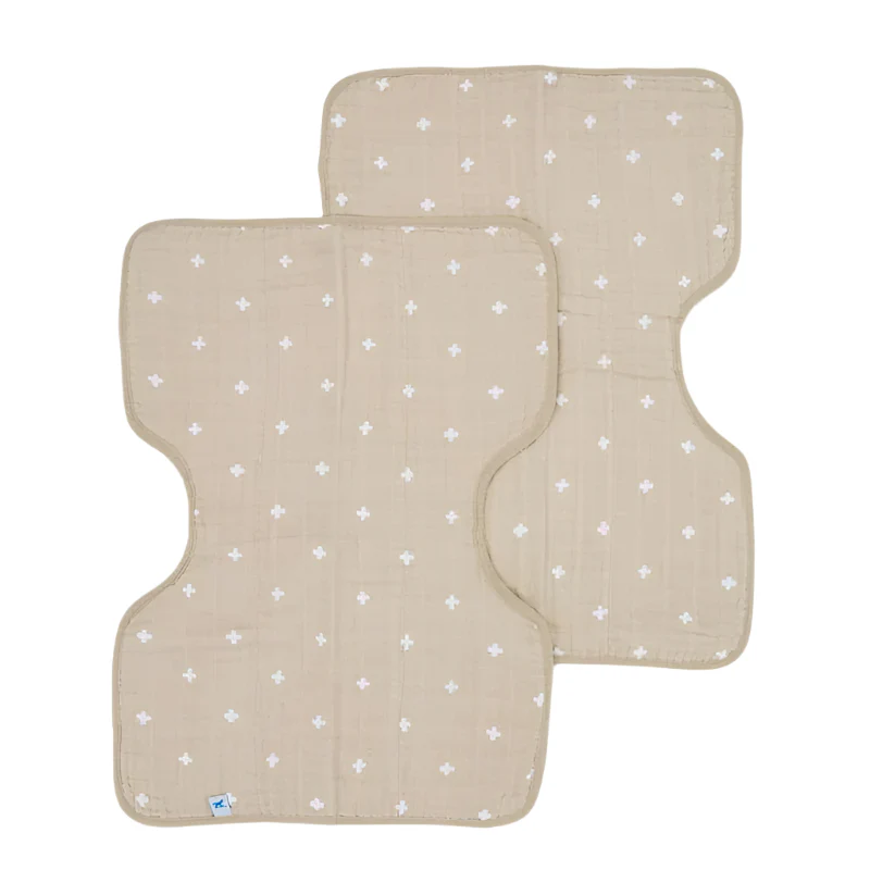 Cotton Muslin Burp Cloth - 2 - Pack - Image 4