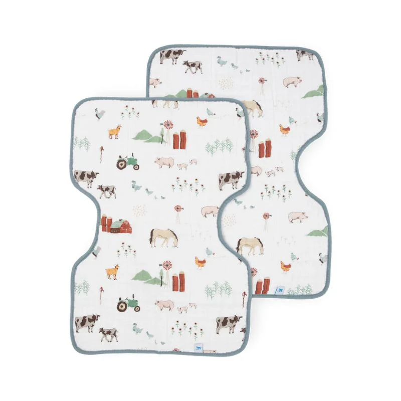 Cotton Muslin Burp Cloth - 2 - Pack - Image 46