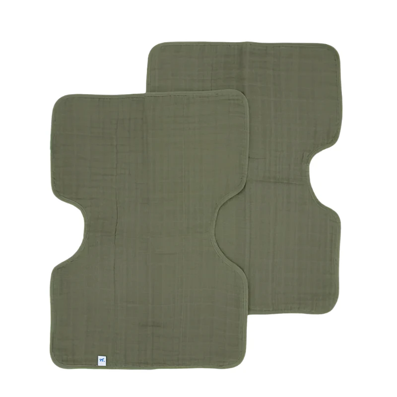 Cotton Muslin Burp Cloth - 2 - Pack - Image 6