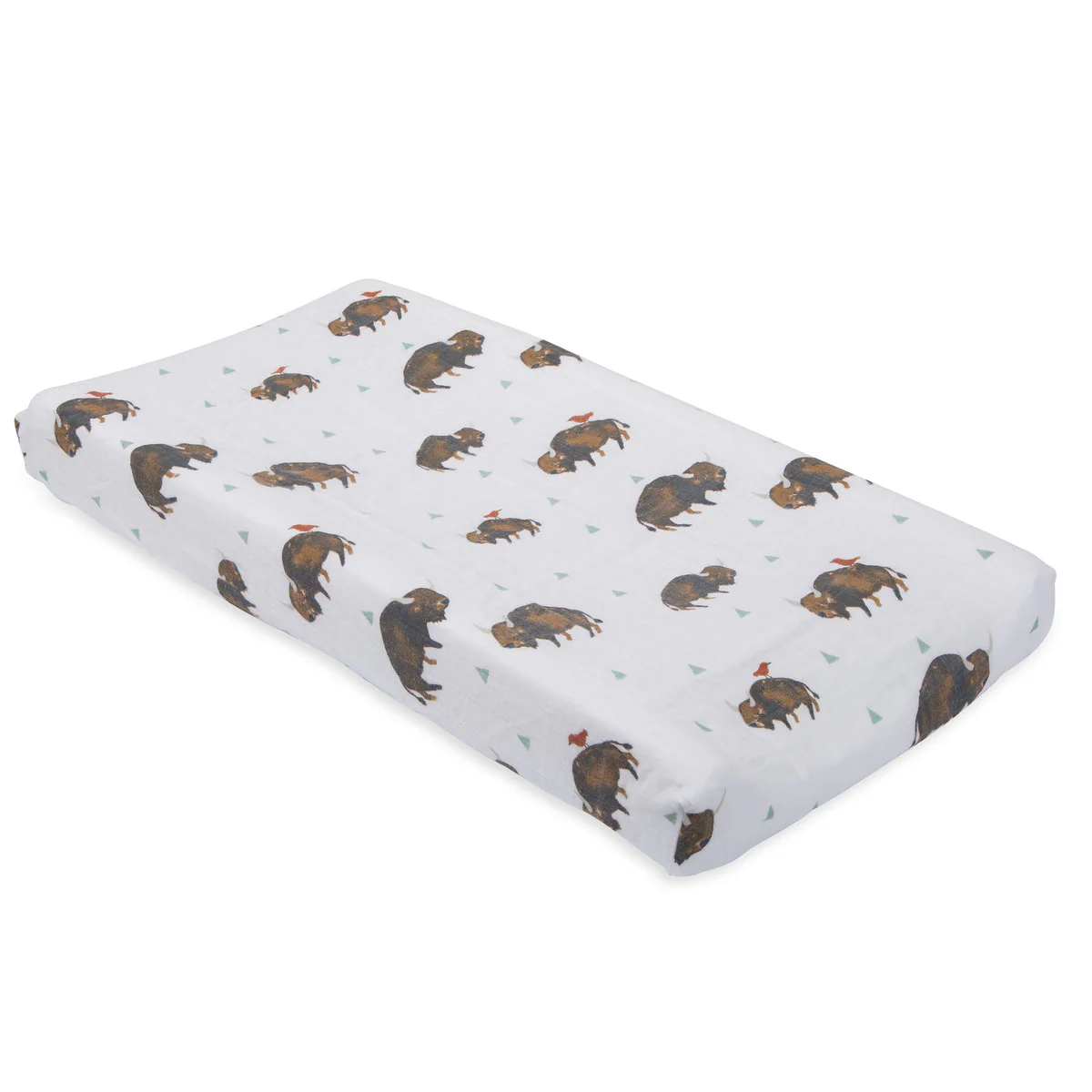 Cotton Muslin Changing Pad Cover - Image 3