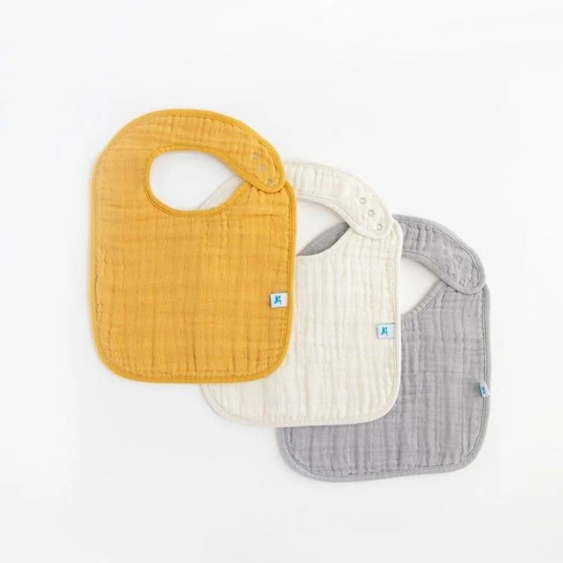 Cotton Muslin Classic Bibs - 3 Pack - Image 110