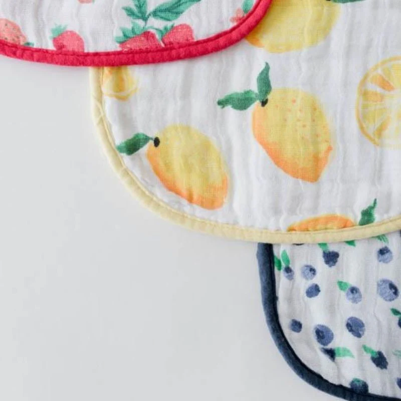 Cotton Muslin Classic Bibs - 3 Pack - Image 88