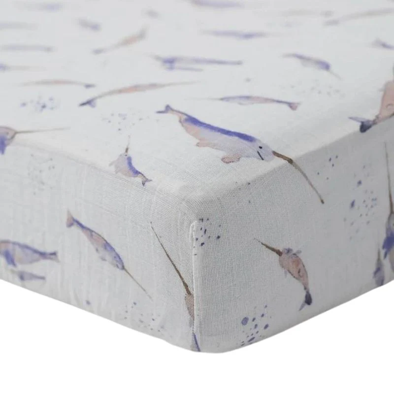 Cotton Muslin Crib Sheets - Image 10