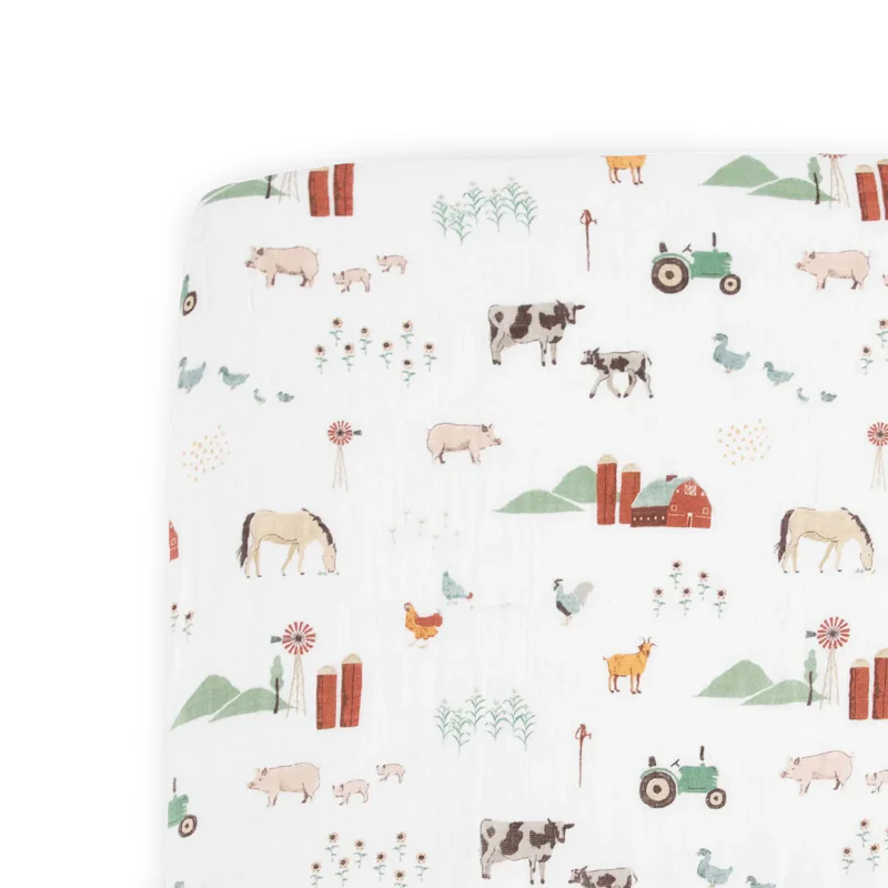 Cotton Muslin Crib Sheets - Image 125