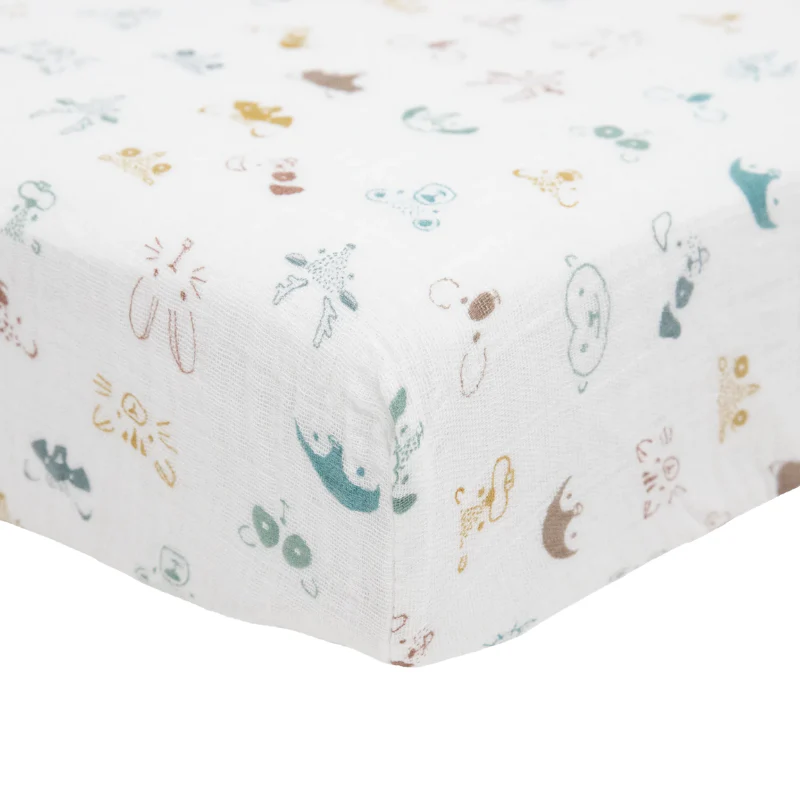 Cotton Muslin Crib Sheets - Image 64