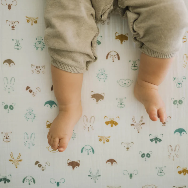 Cotton Muslin Crib Sheets - Image 86