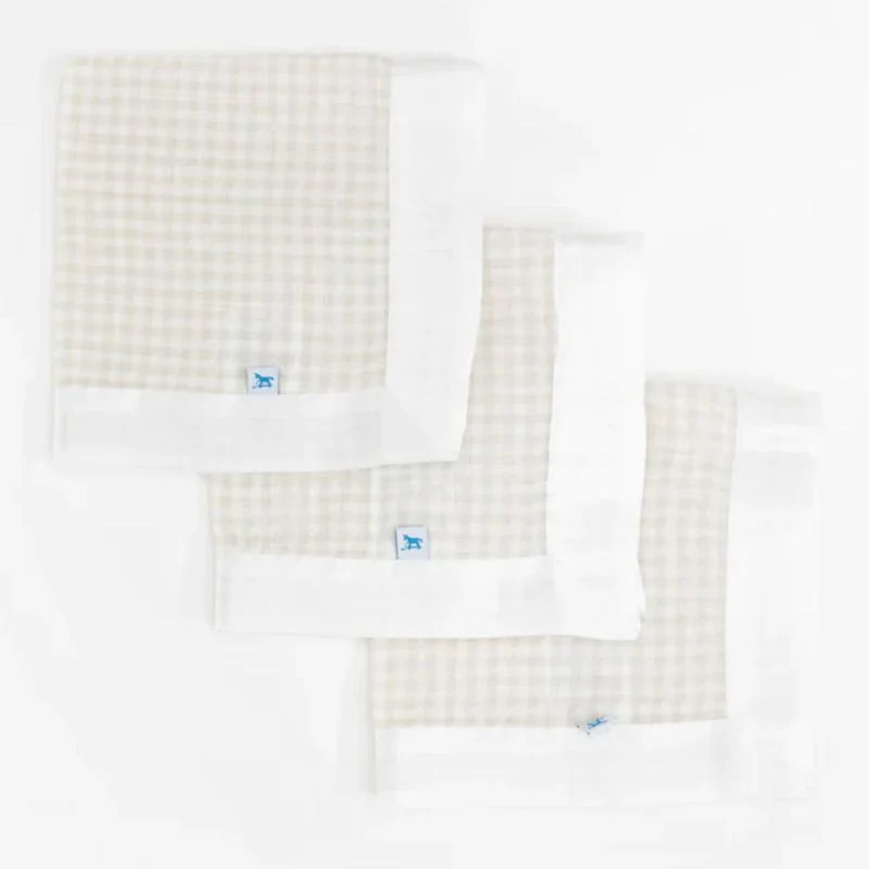 Cotton Muslin Security Blanket 3 Pack - Image 6