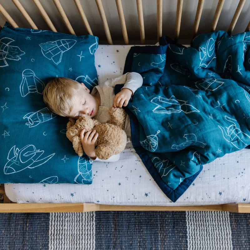 Cotton Muslin Toddler Comforter - Image 41