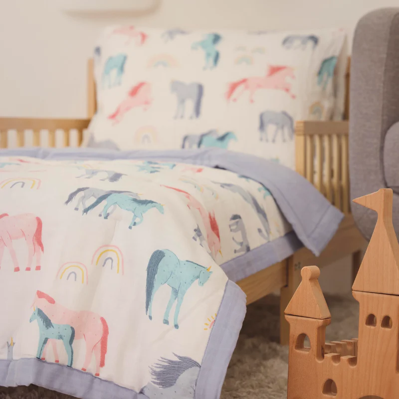 Cotton Muslin Toddler Comforter - Image 55