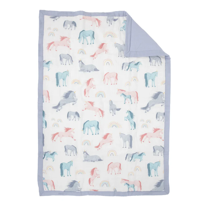 Cotton Muslin Toddler Comforter - Image 57