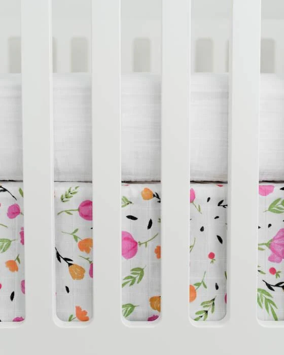 Cotton Muslin Crib Skirt - Image 3