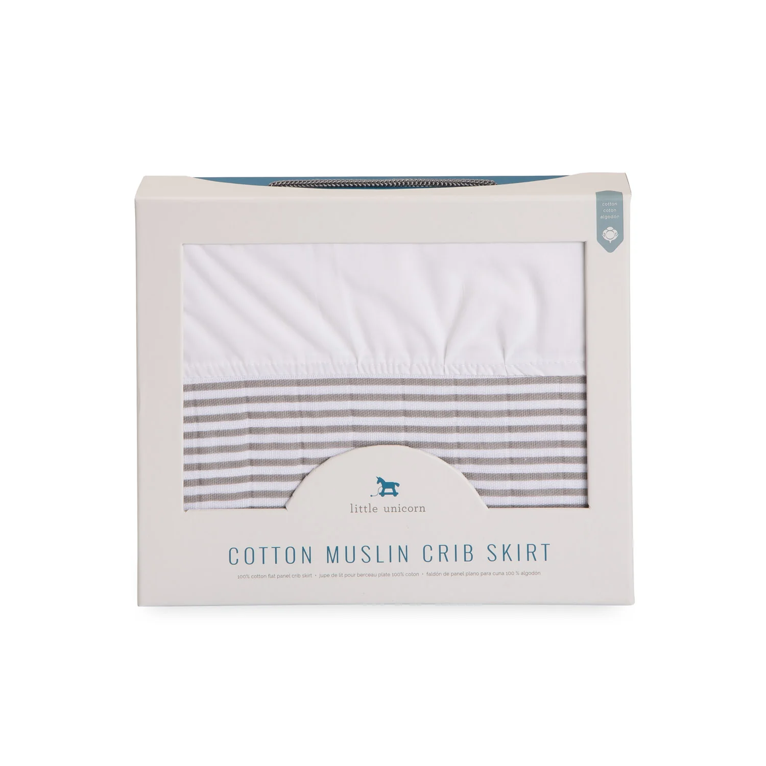 Cotton Muslin Crib Skirt - Image 6