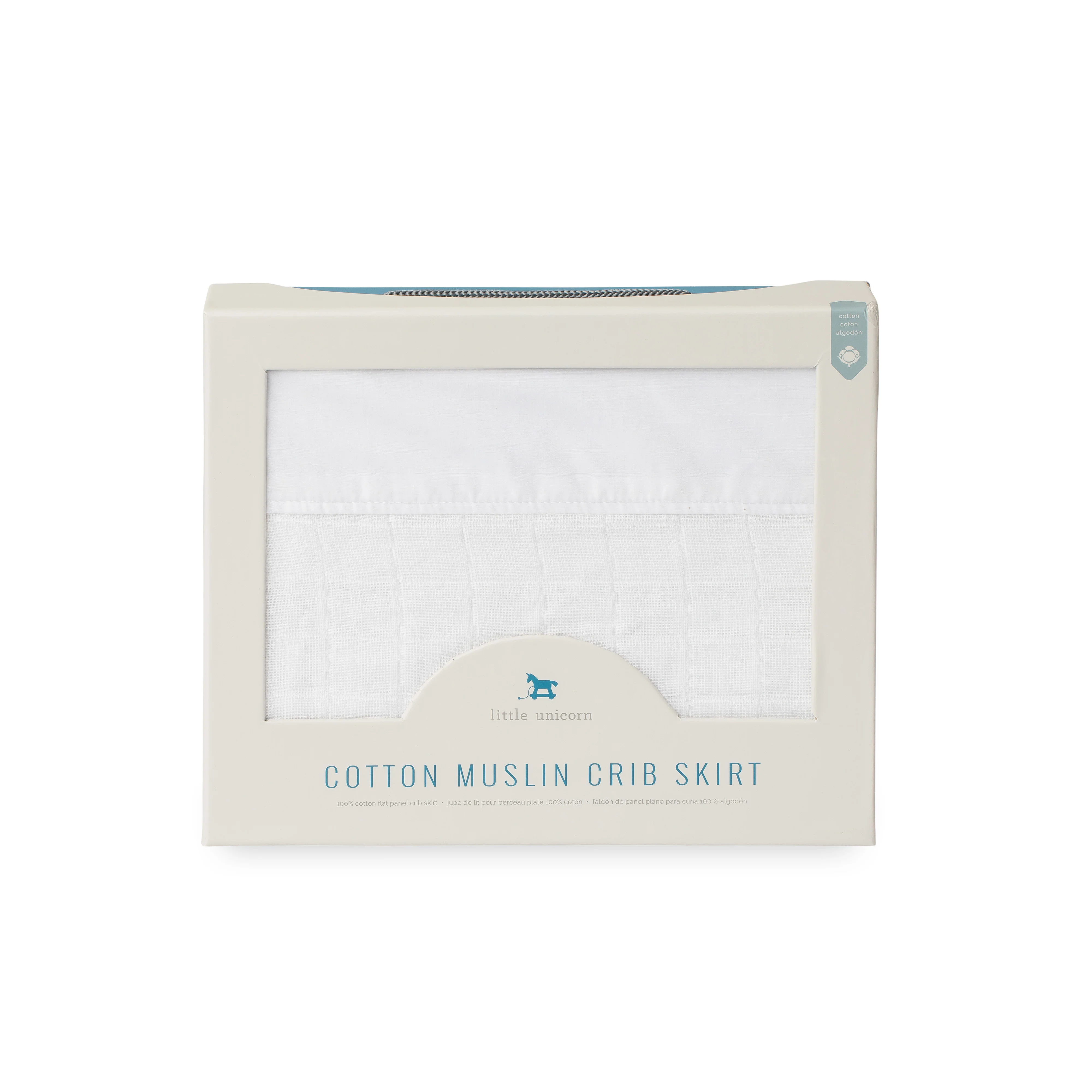 Cotton Muslin Crib Skirt - Image 8