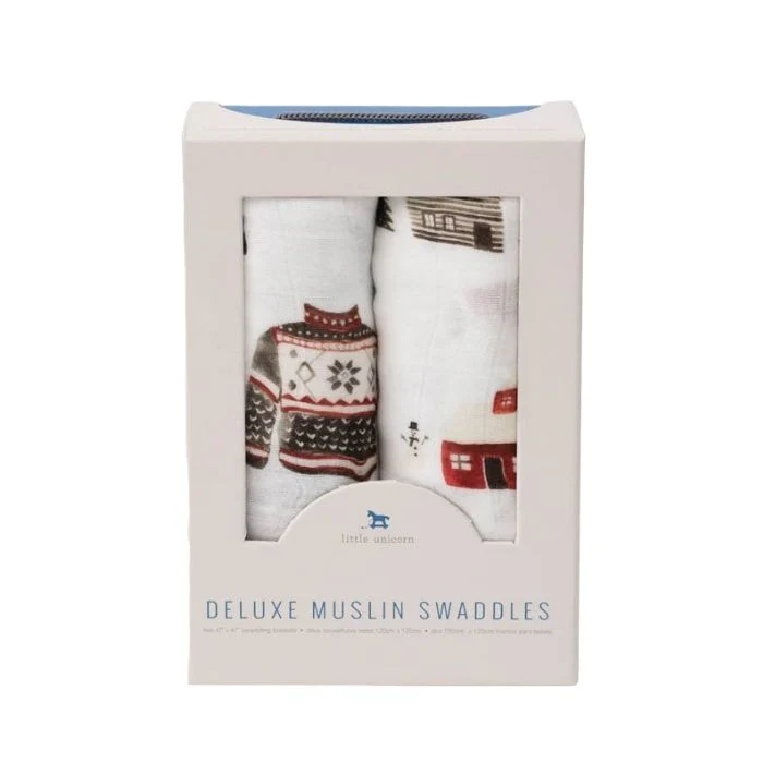Muslin Deluxe Swaddle - 2 Pack - Image 11