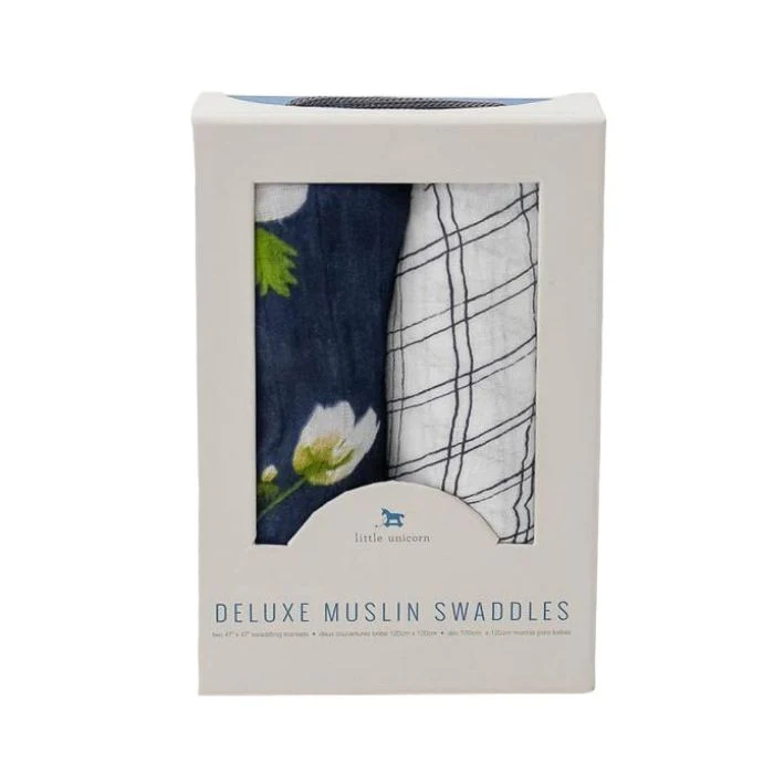 Muslin Deluxe Swaddle - 2 Pack - Image 14