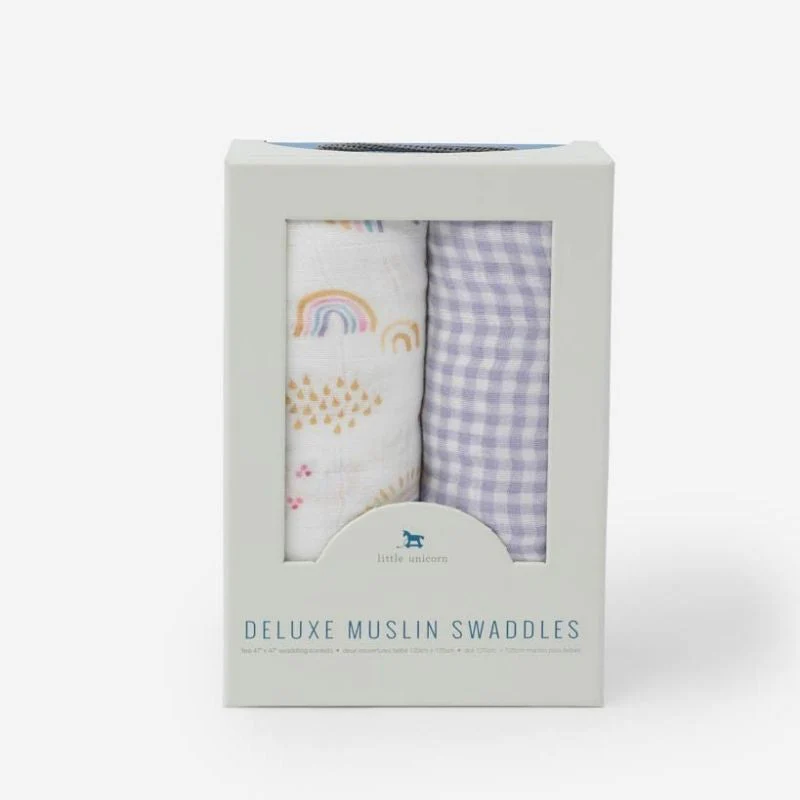 Muslin Deluxe Swaddle - 2 Pack - Image 16