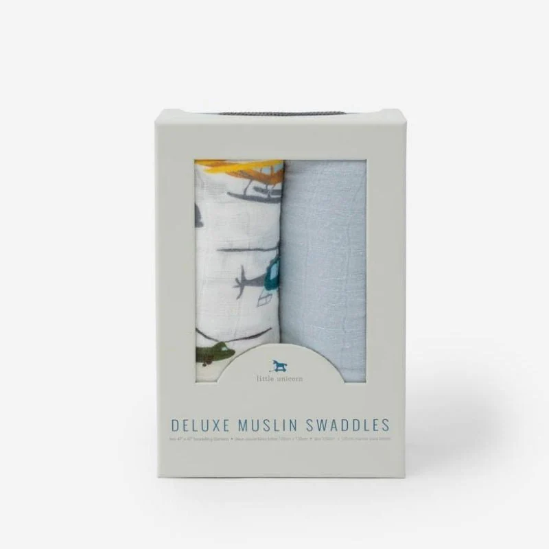 Muslin Deluxe Swaddle - 2 Pack - Image 17