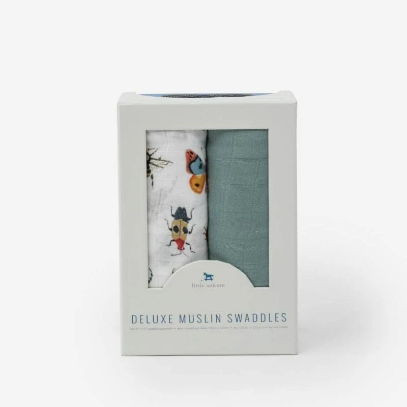 Muslin Deluxe Swaddle - 2 Pack - Image 18